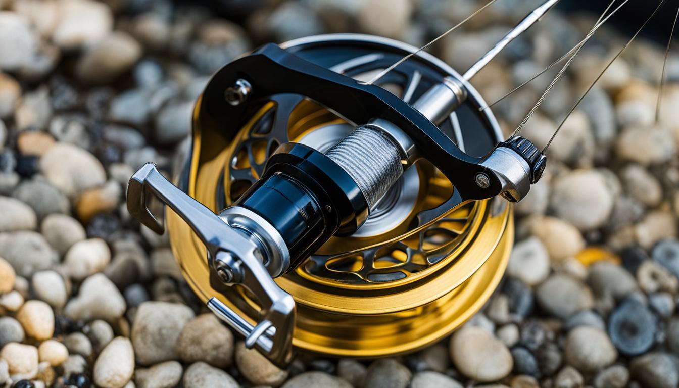 fishing reel line lubrication