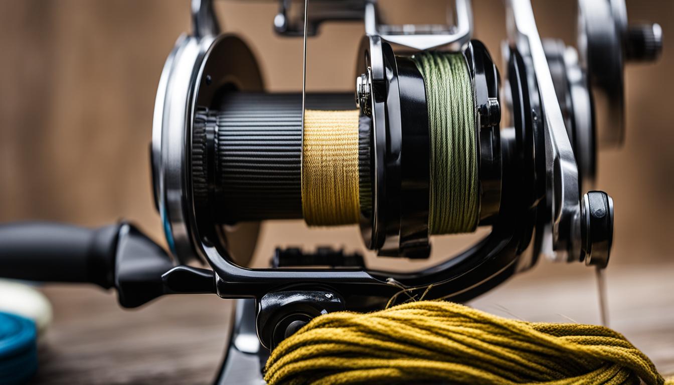 fishing reel line maintenance