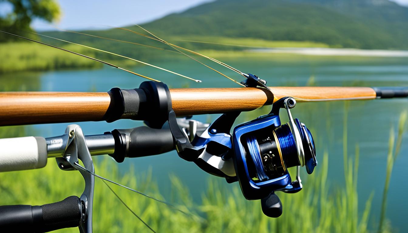 fishing reel line spooler clamp