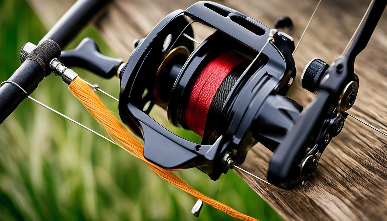 fishing reel line tensioner