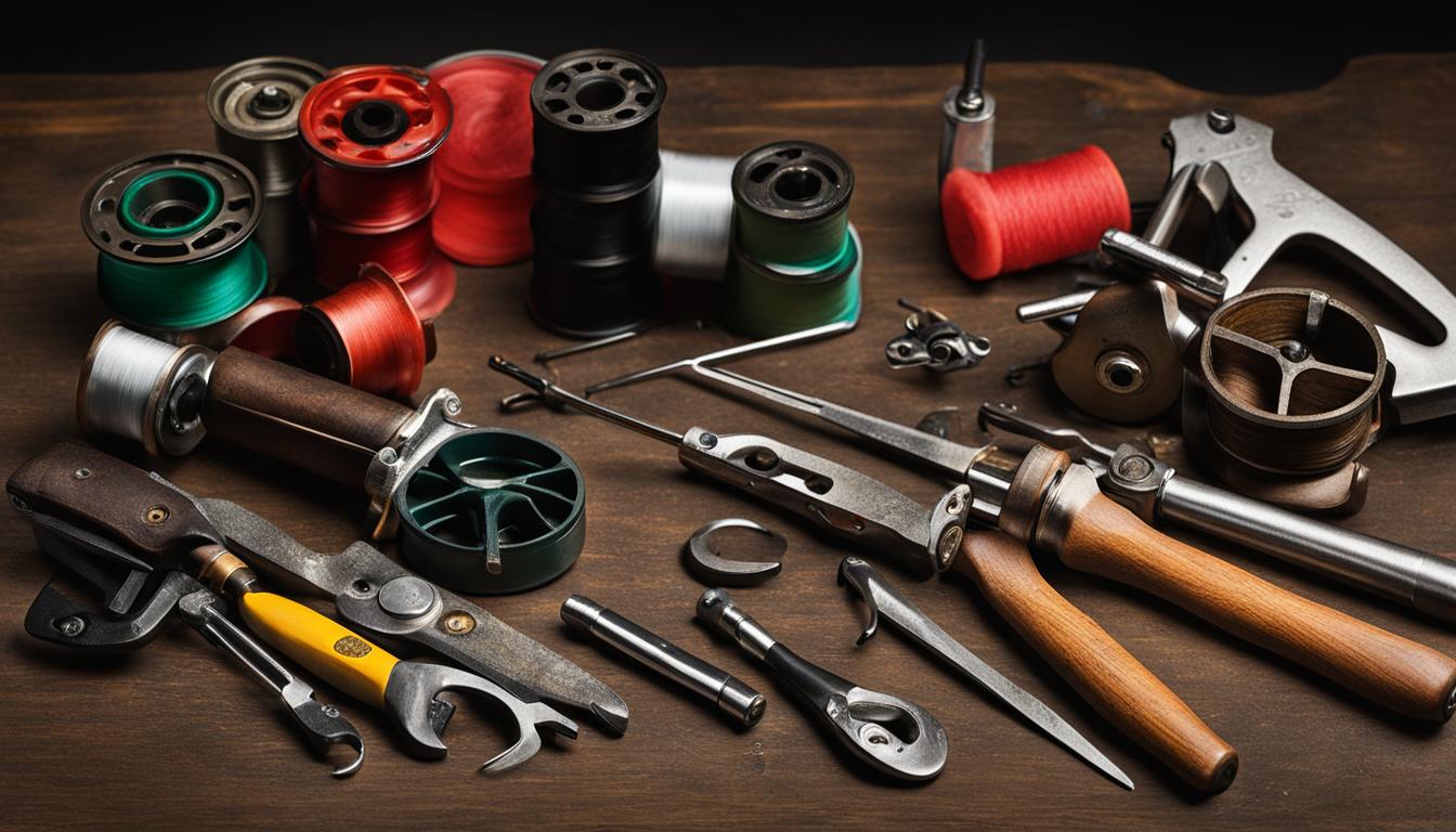 fishing reel repair tools